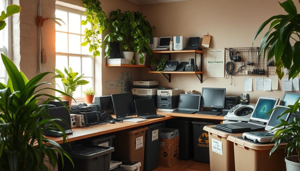 Eco-friendly electronics recycling