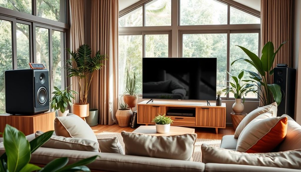 Eco-friendly home entertainment