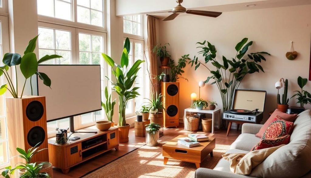 sustainable home entertainment